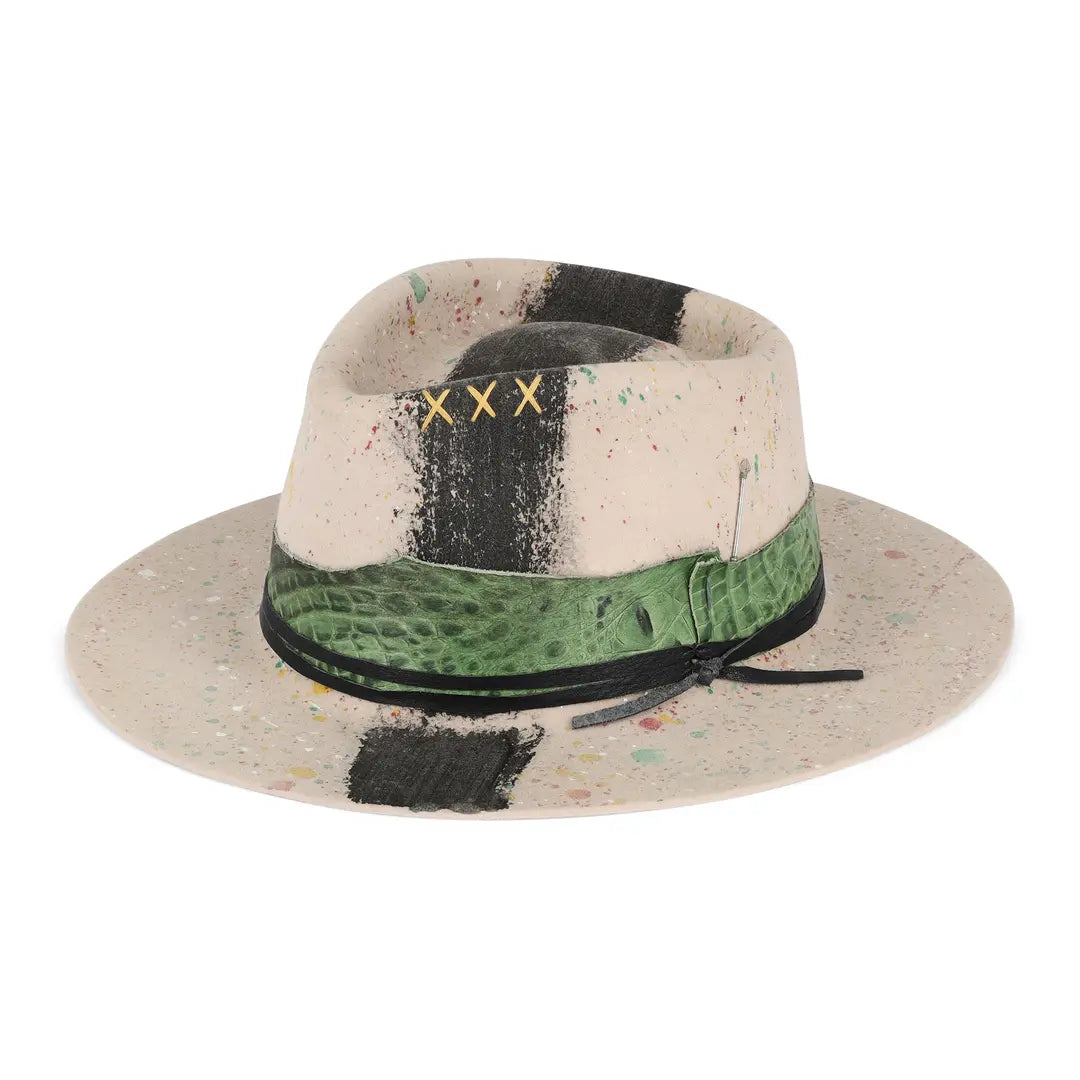 Meshika Light Grey Fedora