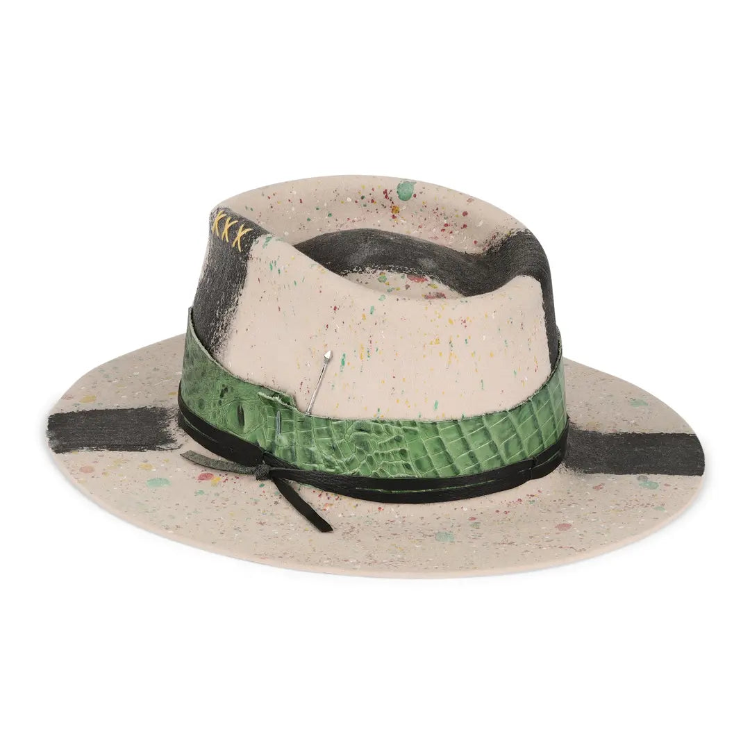 Meshika Light Grey Fedora