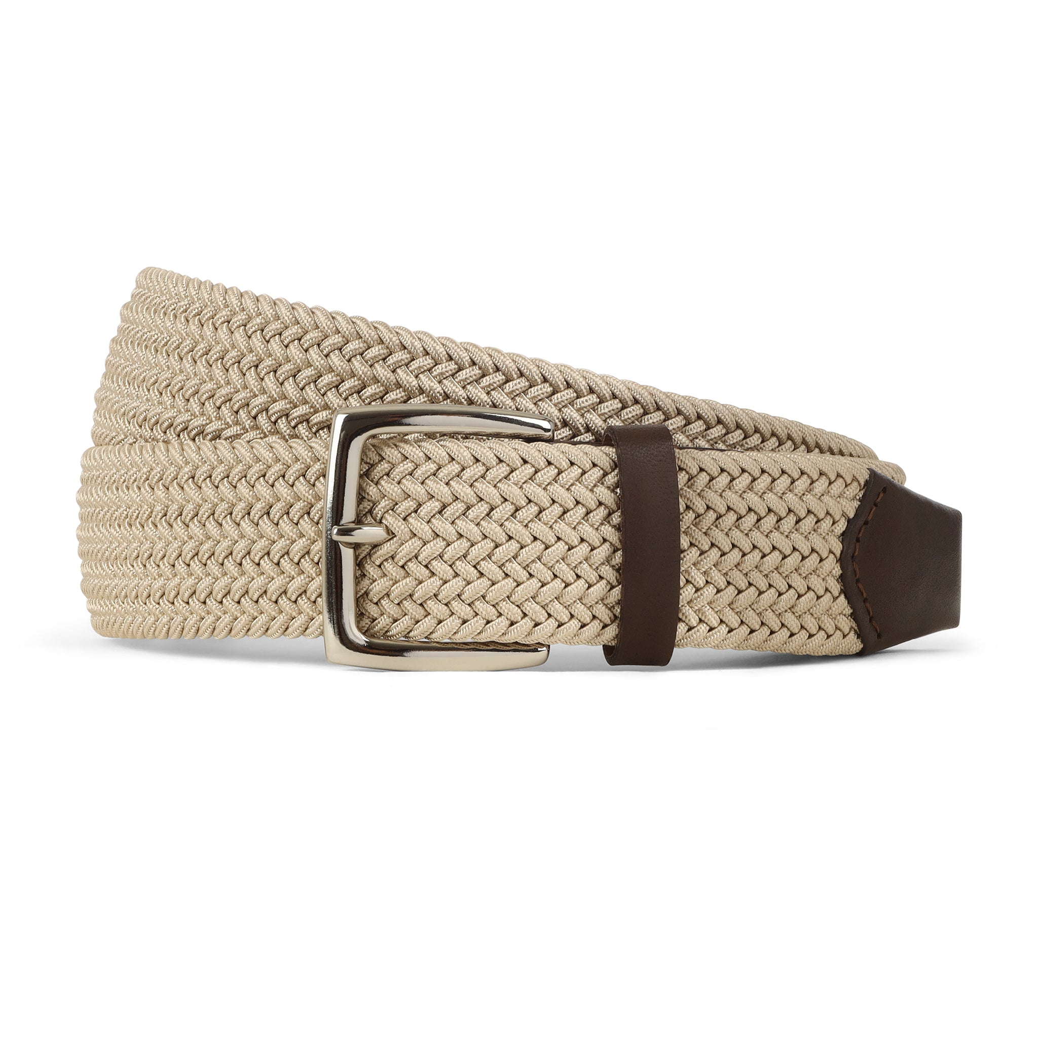 Sand Fabric Braided Belt